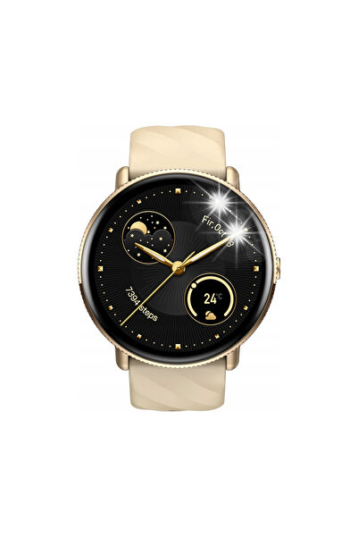 Zeblaze Smartwatch Gtr 3 Pro Auriu Amoled Monitor de Sănătate pentru Femei