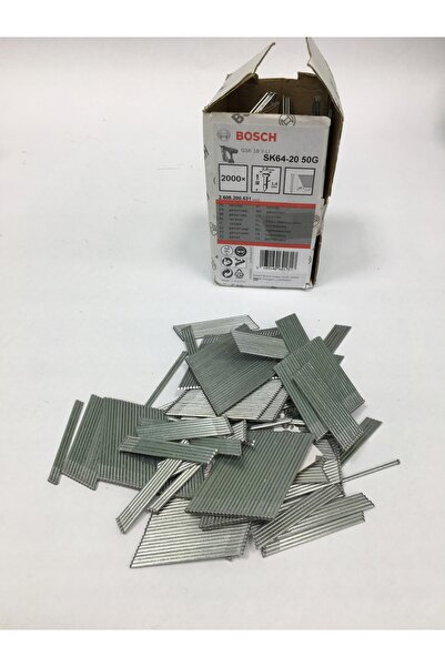 Bosch Cuie 50mm tip SK64-20 G 2000 bucăți pentru pistol de cuie GNH 18V-64 M