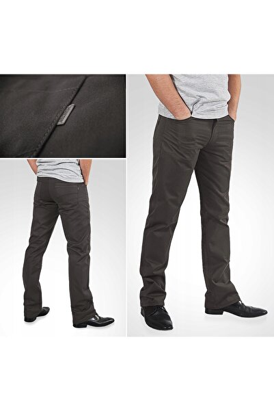 NO BRAND Pantaloni eleganți largi pentru bărbați, din țesătură formală, Hunte...