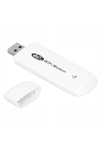 NO BRAND Modem WiFi 4G portabil, mini router auto, 150Mbps, USB, alb
