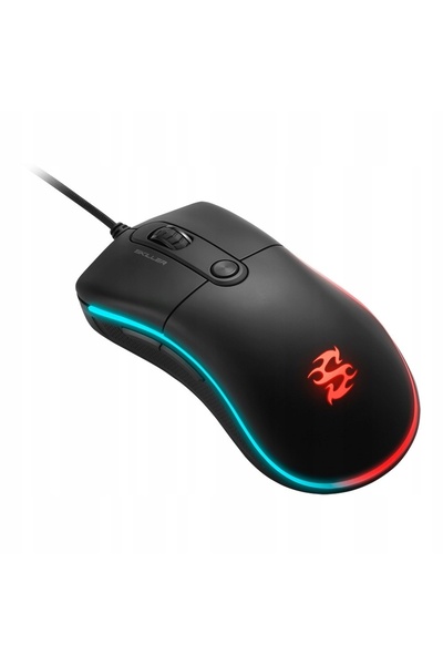 NO BRAND Sharkoon Skiller SGM2 Mouse USB cu fir LED RGB 6400DPI Negru Pentru ...