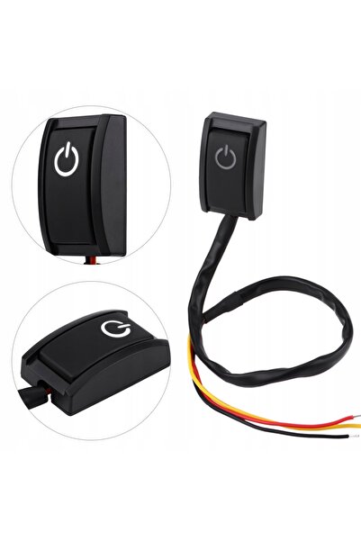 NO BRAND Comutator auto tip pastură DC 12V 200mA pentru modificări DIY