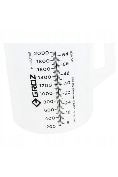 NO BRAND Cana gradată 2L din plastic Groz