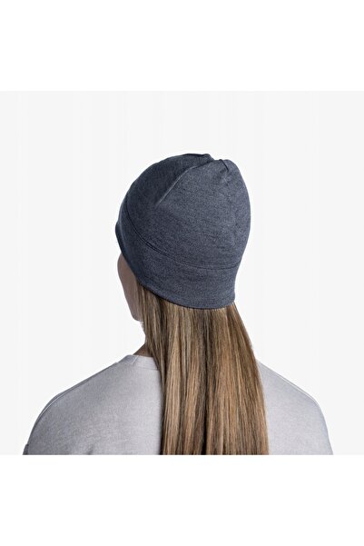 Buff Căciulă Merino de greutate medie - Gri deschis melanj uni