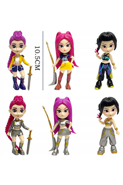 NO BRAND Set de 6 figurine, cadou surpriză, set pentru trei persoane