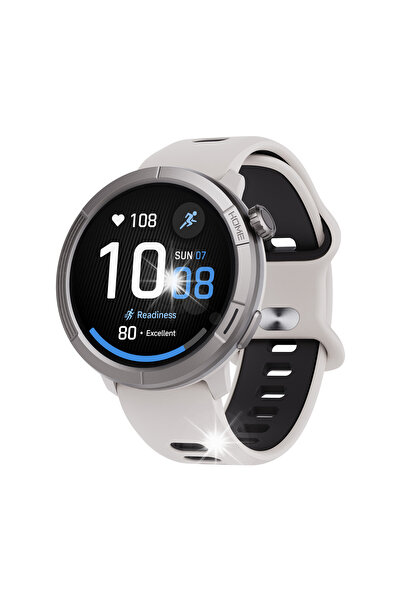 NO BRAND Smartwatch sport Stelio Pro Ai 46mm GPS AMOLED Argintiu Apeluri Titan