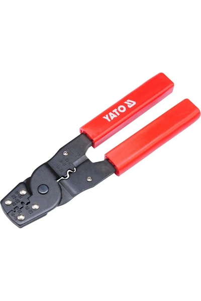 NO BRAND Clește de sertizat conectori electrici, 2 funcții, 180mm, Yato