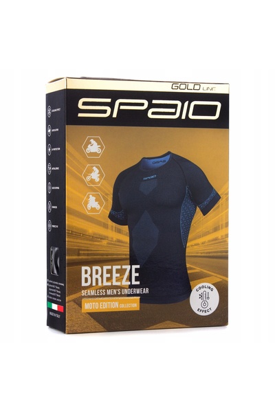 NO BRAND Tricou termic cu mânecă scurtă Spaio Breeze Moto, răcoritor de vară, S