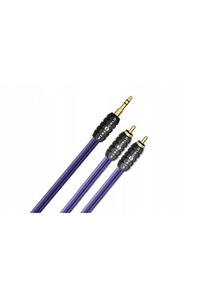 NO BRAND Cablu Stereo Aux 3,5mm Mini Jack m - 2Xrca Wireworld Pulse Pun 1m