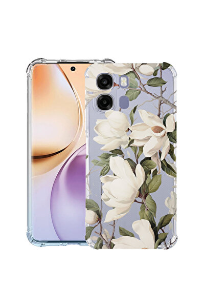 bestcase ®   Husă Antișoc pentru Realme 16 Pro Plus, Design floral cu magnoli...