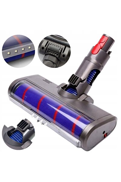 NO BRAND Perie electrică turbo cu LED pentru Dyson V7 V8 V10 V11 V15, moale