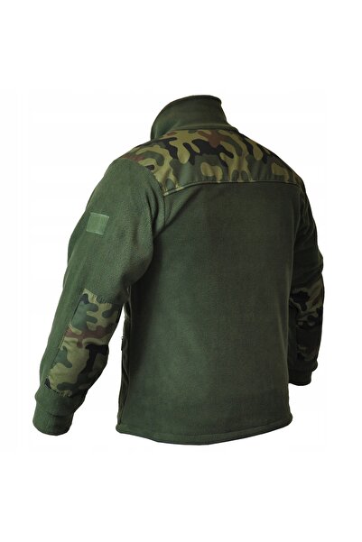 NO BRAND Hanorac polar militar verde camuflaj Pl Camo XS