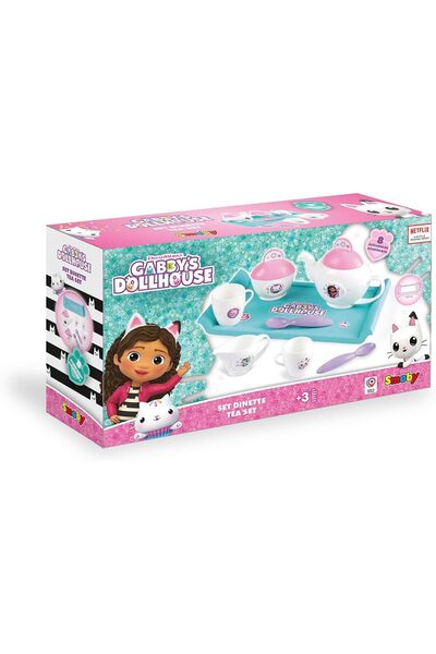 NO BRAND Smoby Koci Domek Gabi Taca Z Set de veselă Tavă Ceainic