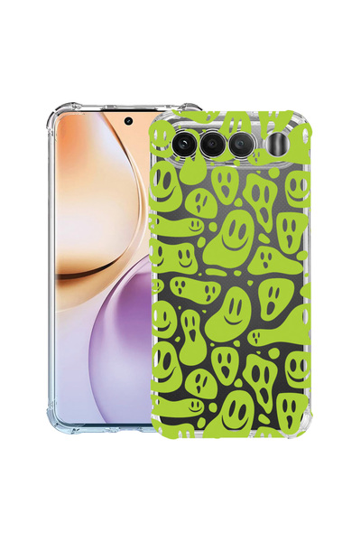 bestcase ®   Husă Antișoc pentru Realme 16, Green Acid Smiley, 3156793 AS 1051