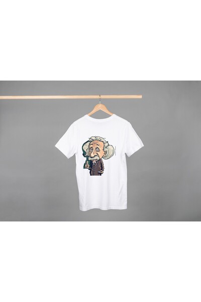 Noname Tricou Unisex Bumbac Premium Casual " Albert Einstein - la tabla " Ins...