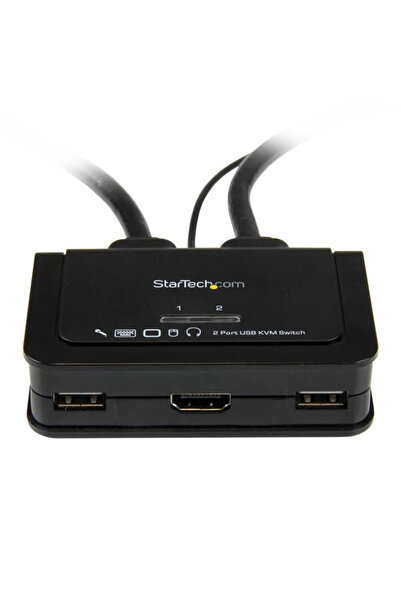 NO BRAND Startech Sv211Hdua Comutator KVM cu 2 porturi HDMI, USB 3.5 și Mini ...