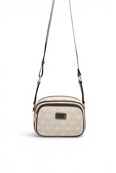 Silver Polo حقيبة كروس نسائية من Stone - Brown Monogram SP1111