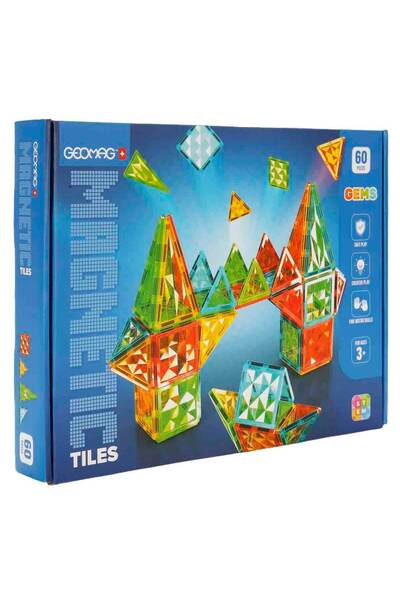 GEOMAG Manyetik Şekiller 60 Parça