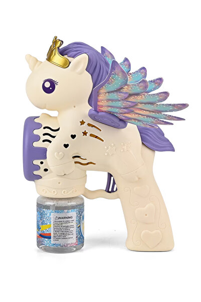 KentOyuncaK Bubble Gun Unicorn Köpük Tabancası - Bahçe ve Park İçin Eğlenceli...