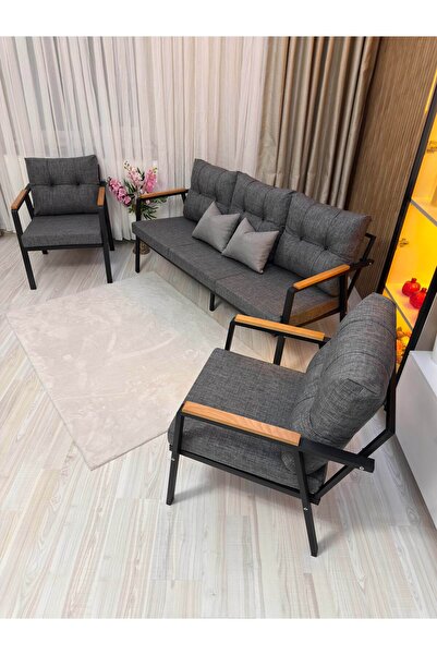 HouseART BELLA 3+1+1 , Balkon, Bahçe - Cafe , Teras , Metal Kanepe Koltuk Tak...