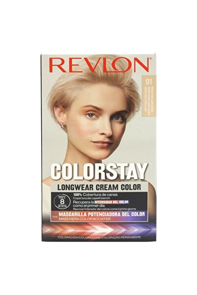 Revlon Hair Dye, Color Stay, 01 Ash Blonde