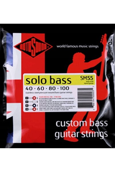 NO BRAND Corzi Rotosound Sm55 pentru chitară bas cu 4 corzi 40-100
