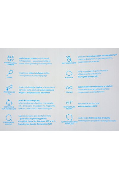 NO BRAND Pătură antialergică pentru copii astmatici Hollofil 100X160