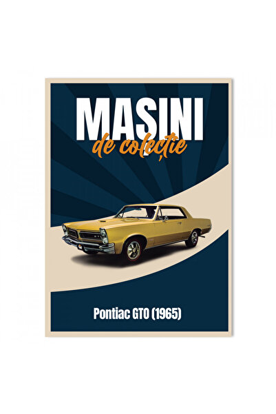 WELLY Sigilat- Pontiac GTO 1965- Nr. 38- Mașini de Colecție 2023- Scara 1/60