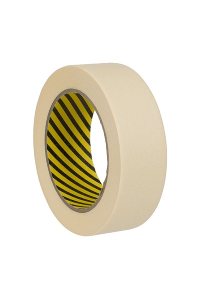 OEM Bandă adezivă de mascare, model mascare, bej, 39m x 3.5cm – fixare, izola...