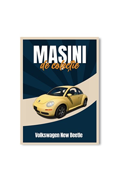 WELLY Sigilat- Volkswagen New Beetle- Nr. 133- Mașini de Colecție 2023- Scara...
