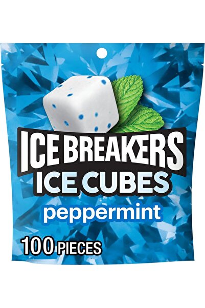 Ice breakers أقراص أوبيرتو آيس بريكرز، حلوى مكعبات الثلج بنكهة النعناع خالية ...