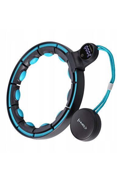 HMS Hula hoop cu contor și greutate HHM17 negru/turcoaz OS