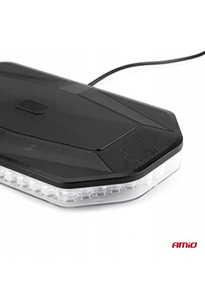 NO BRAND Bară luminoasă de avertizare LED 12-24V cu design cocoș și magnet pe...