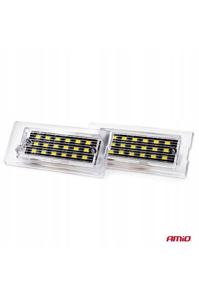NO BRAND Lumină LED pentru plăcuța de înmatriculare BMW 2 bucăți Amio-04546