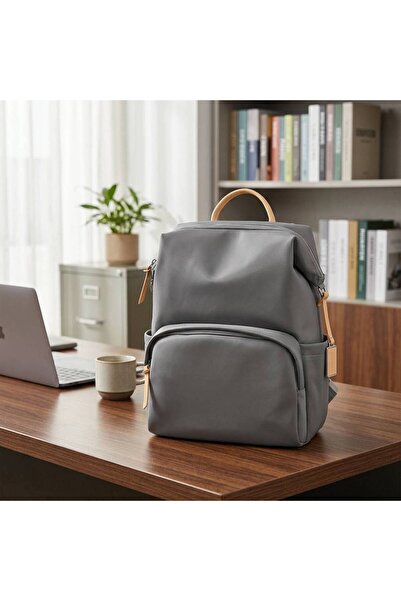 OEMS Gray Backpack: Elegance That Accompanies You Every Day