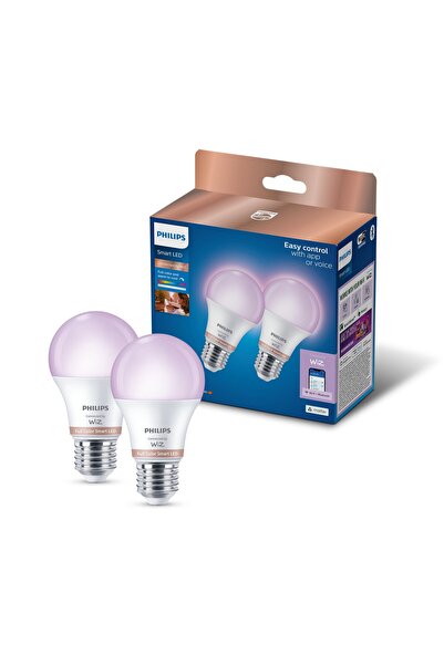 Philips Smart Lighting LED Ampul A60 E27 60W Eşdeğer RGB 2'li Paket - Google ...
