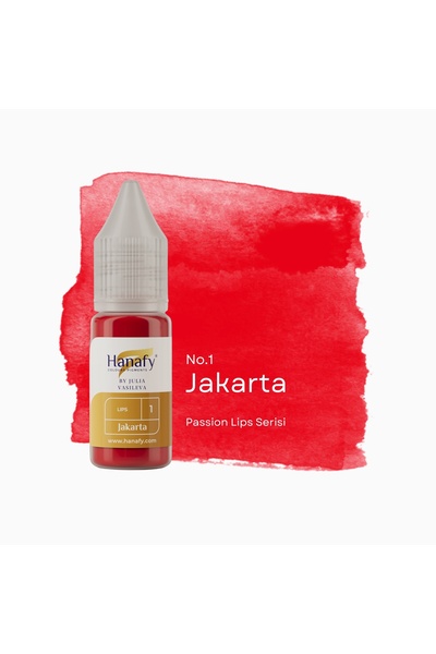 HANAFY Passion Lips Jakarta No1 Kalıcı Makyaj Dudak Pigmenti - 10ml