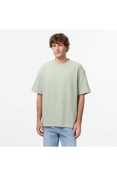 Hugo Boss Hugo Nuwaffle Men's Green T-Shirt