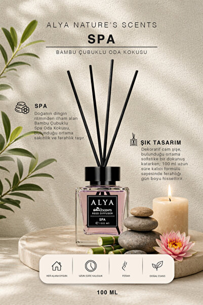ALYA Nature's Scents Spa Bambu Çubuklu Oda Kokusu