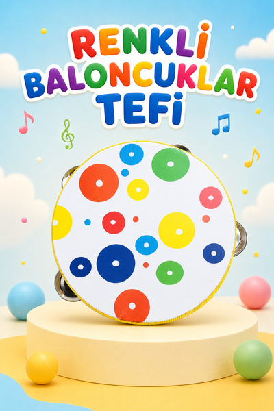 Circle Toys طبلة تيفي للأطفال بتصميم لطيف - 5 تصاميم مختلفة - 15 سم - طبلة تي...