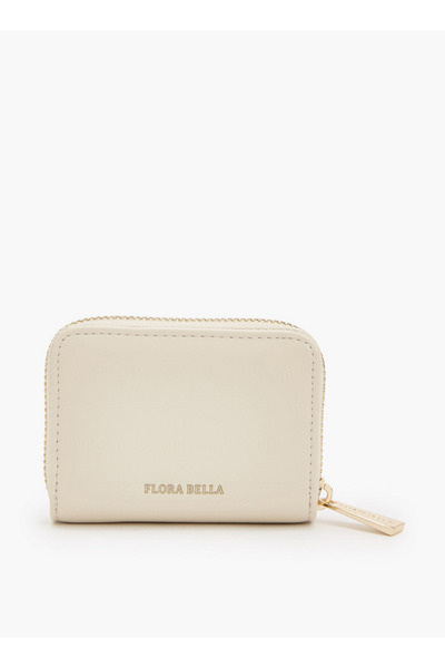 Flora Bella by Shoexpress Solid Card Holder with Zip Closure