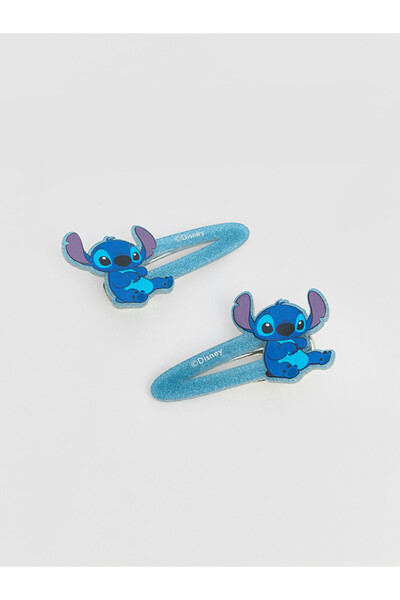 LC Waikiki Stitch Printed Girls' Hair Clip Set 2 Pack