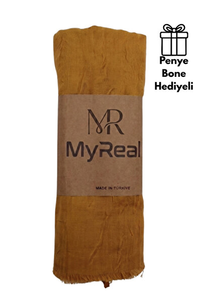 MyReal شال من خيزران الكراش - نسيج طبيعي لا يحتاج للكي (90x200 سم)
