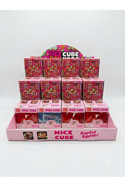 TOYTOPIA schylling NeeDoh Nice Cube Sık Sık Stres Oyuncu Küpü - Şeffaf LV Log...