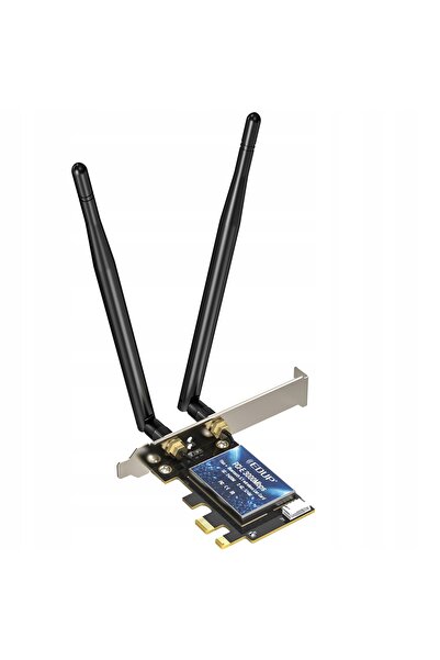 EDUPAZ Placă de rețea PCI-E pentru PC WiFi6 Bluetooth 5.1 maxim 3000Mb/s