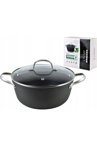 COOKINI Oală PAK CHOI 3,7l cu capac 24cm din fontă