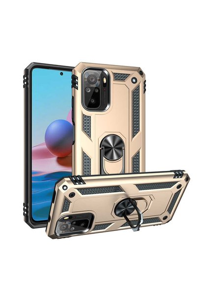 Ummeslem Compatible Case for Xiaomi Redmi Note 10 Very Rugged Tank Vega Cover