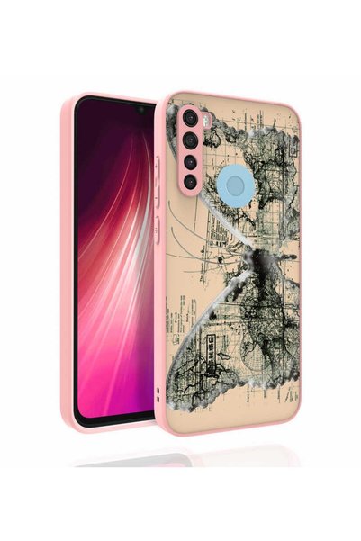 Ummeslem حافظة متوافقة مع هاتف Xiaomi Redmi Note 8، غطاء نورا لامع مع حماية ل...
