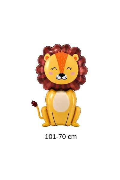 Patladı Gitti Lion Foil Balloon 101 × 70 cm – Safari and Jungle Themed Party ...