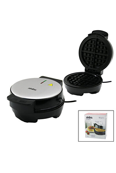 Livenda Sinbo Belgian Waffle Maker - 4 Waffle Capacity - Non-Stick Plate